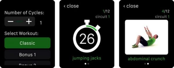 Những ứng dụng tốt nhất cho Apple Watch, bạn không thể bỏ qua 8 7 Minute Workout Challenge – chỉ yêu cầu người dùng 7 phút để tập luyện
